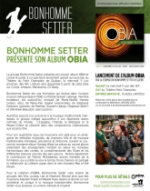 BONHOMME SETTER / LANCEMENT DE L‘ALBUM OBIA